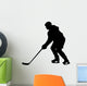 Hockey Silhouette Wall Decal