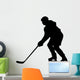Hockey Silhouette Wall Decal