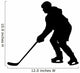 Hockey Silhouette Wall Decal