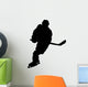 Hockey Silhouette Wall Decal