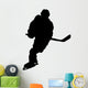 Hockey Silhouette Wall Decal
