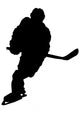 Hockey Silhouette Wall Decal