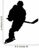 Hockey Silhouette Wall Decal
