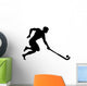 Hockey Silhouette Wall Decal