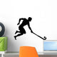 Hockey Silhouette Wall Decal