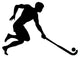 Hockey Silhouette Wall Decal