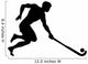 Hockey Silhouette Wall Decal