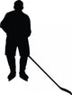 Hockey Silhouette Wall Decal