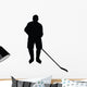 Hockey Silhouette Wall Decal