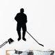 Hockey Silhouette Wall Decal