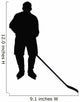 Hockey Silhouette Wall Decal