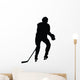 Hockey Silhouette Wall Decal