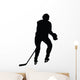 Hockey Silhouette Wall Decal