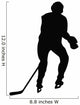 Hockey Silhouette Wall Decal