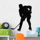 Hockey Silhouette Wall Decal