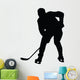 Hockey Silhouette Wall Decal