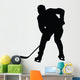 Hockey Silhouette Wall Decal