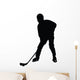 Hockey Silhouette Wall Decal