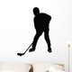 Hockey Silhouette Wall Decal