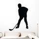 Hockey Silhouette Wall Decal