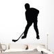 Hockey Silhouette Wall Decal