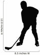 Hockey Silhouette Wall Decal