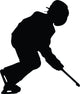 Hockey Silhouette Wall Decal