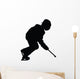 Hockey Silhouette Wall Decal