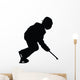 Hockey Silhouette Wall Decal