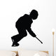 Hockey Silhouette Wall Decal