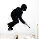 Hockey Silhouette Wall Decal