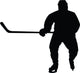 Hockey Silhouette Wall Decal