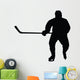 Hockey Silhouette Wall Decal