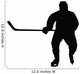 Hockey Silhouette Wall Decal