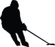 Hockey Silhouette Wall Decal