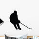Hockey Silhouette Wall Decal