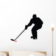 Hockey Silhouette Wall Decal