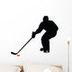 Hockey Silhouette Wall Decal