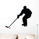 Hockey Silhouette Wall Decal