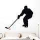 Hockey Silhouette Wall Decal