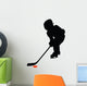 Hockey Silhouette Wall Decal