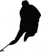 Hockey Silhouette Wall Decal