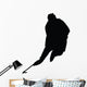Hockey Silhouette Wall Decal