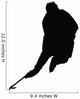 Hockey Silhouette Wall Decal