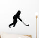 Hockey Silhouette Wall Decal