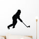 Hockey Silhouette Wall Decal