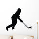 Hockey Silhouette Wall Decal