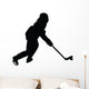 Hockey Silhouette Wall Decal