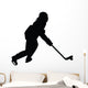 Hockey Silhouette Wall Decal