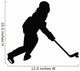 Hockey Silhouette Wall Decal
